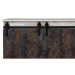 Madia Sevilla 51A pino sbiancato 2 ante scorrevoli e cassetti - immagine 8