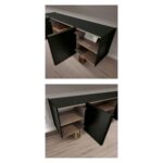 Madia Simphony nera oro 4 ante 202x48x85h - immagine 4