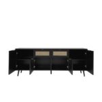 Madia Vienna51B nera con frontali effetto vimini - immagine 4