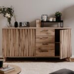 Madia Wellington51A 3 ante e 4 cassetti rovere - immagine 2