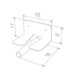 Mensole Houdini colorate porta libri a scomparsa RF140705 - immagine 2
