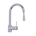 Miscelatore da cucina Paini 78CN591 cromato satinato doccetta estraibile