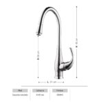 Miscelatore Sinuedo con doccia estraibile