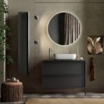Mobile bagno Adam105 con 2 cassetti nero frassinato - immagine 7