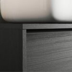 Mobile bagno Adam79 con 2 cassetti nero frassinato - immagine 3