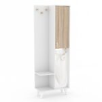 Mobile bagno Kuban bianco rovere 64x30x178 - immagine 3