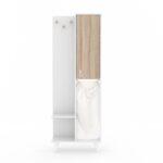 Mobile bagno Kuban bianco rovere 64x30x178 - immagine 4