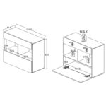 Mobile credenza madia Astrakat beton - immagine 3