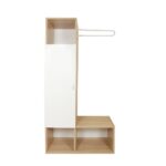 Mobile da ingresso Krell rovere bianco 82x36x165h - immagine 4