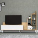 Mobile porta Tv con libreria Bingo rovere 160 cm. - immagine 2
