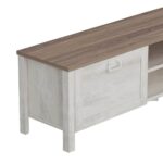 Mobile porta TV Sento bianco vintage rovere - immagine 5