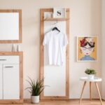 Pannello appendiabiti Wien 43 da ingresso rovere bianco - immagine 3
