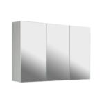 Pensile bagno bianco Solo3 con 3 ante specchio - immagine 2