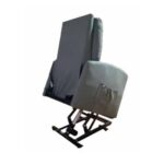 Poltrona alza persona Katia tessuto grigio 1 motore - immagine 4