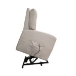 Poltrona alza persona Katia tessuto beige 1 motore - immagine 3
