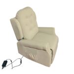 Poltrona alza persona Sonia tessuto beige 1 motore - immagine 2