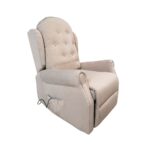 Poltrona alza persona Sonia tessuto beige 1 motore