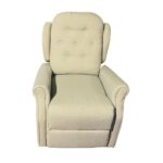 Poltrona alza persona Sonia tessuto beige 1 motore - immagine 3