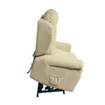 Poltrona alza persona Sonia tessuto beige 1 motore - immagine 4