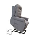 Poltrona alza persona Sonia tessuto grigio 1 motore