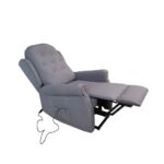 Poltrona alza persona Sonia tessuto grigio 1 motore - immagine 3