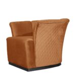 Poltrona Argentario Berger mattone base nera - immagine 2