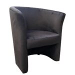 Poltrona Belize vellutino grigio