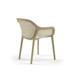 Poltrona design Atra caffè beige - immagine 2
