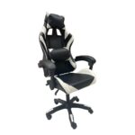 Poltrona gaming Mek bianco nera