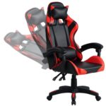 Poltrona gaming Mek rosso nera - immagine 2
