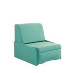 Poltrona letto estraibile Elly II colore verde acqua