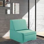 Poltrona letto estraibile Elly II colore verde acqua - immagine 3