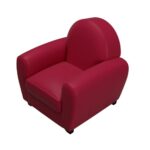 Poltrona Mary ecopelle bordeaux - immagine 2