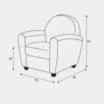 Poltrona Mary ecopelle bordeaux - immagine 4