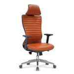 Poltrona ufficio Arya cuoio