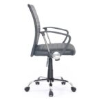 Poltrona ufficio Asgar base cromata nera - immagine 3