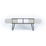 Porta TV Ilia noce 106x30x48H MT190111 - immagine 4