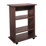 Porta tv noce con ruote 52,5x34,5x79