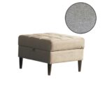 Pouf apribile Apartment in tessuto cappuccino