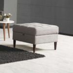 Pouf apribile Apartment in tessuto grigio - immagine 2