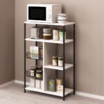 Scaffale da cucina Nilufer nero e bianco - immagine 2