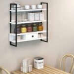 Scaffale da parete Severo mensole e cassetto - immagine 2