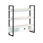 Scaffale da parete Severo mensole e cassetto - immagine 7