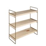 Scaffale Hobby 3 ripiani 40x13x40 bronzo ASZ1572