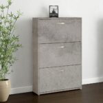 Scarpiera 853430 3 ante a ribalta doppia profondità pietra - immagine 2