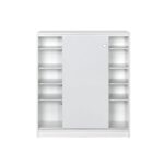 Scarpiera ADR322BI2023 bianca ante scorrevoli e 4 ripiani - immagine 3