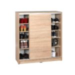 Scarpiera ADR322OAK2023 rovere ante scorrevoli e 4 ripiani - immagine 3