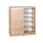 Scarpiera ADR322OAK2023 rovere ante scorrevoli e 4 ripiani - immagine 6