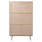 Scarpiera Bali 49A 3 ante a ribalta effetto vimini - immagine 2