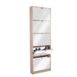 Scarpiera Koblenz 5 ante con specchio Koblenz rovere - immagine 2